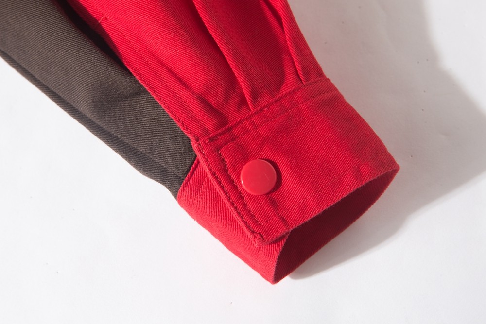 全棉春秋工作服細節(jié)展示